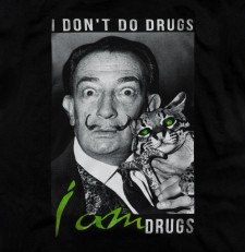 „I don't do drugs. I am drugs.” | Tank-top męski