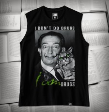 „I don't do drugs. I am drugs.” | Tank-top męski