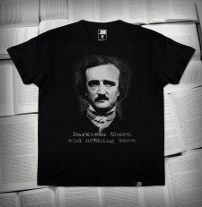 Edgar Allan Poe „Darkness there, and nothing more.” | Koszulka męska
