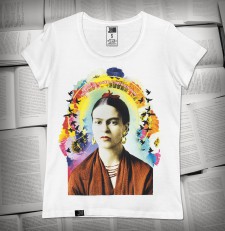 Frida Kahlo „Pies, ¿para qué los quiero si tengo alas pa' volar?” | Koszulka damska
