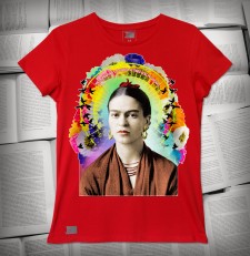 „Pies, ?para qué los quiero si tengo alas pa' volar?” (Frida Kahlo) | Koszulka damska