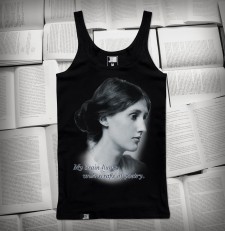 Virginia Woolf „My brain hums with scraps of poetry.” | Tank-top damski