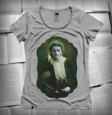 Kobieta zaRADna (Maria Skłodowska-Curie) | Koszulka damska „oversize”