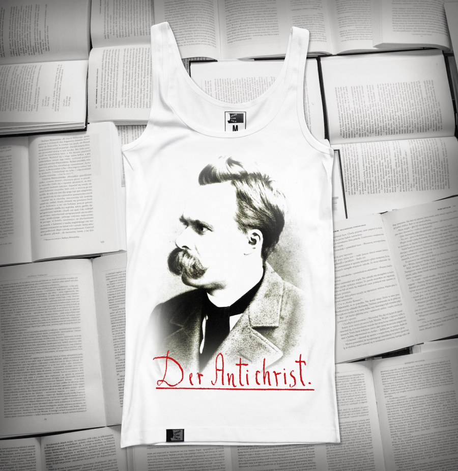 Friedrich Nietzsche „Der Antichrist.” | Tank-top damski