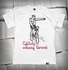 „Cyklisto, wskazuj kierunek” (1932 r.) | Koszulka męska