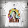 Frida Kahlo „Pies, ¿para qué los quiero si tengo alas pa' volar?” | Koszulka damska
