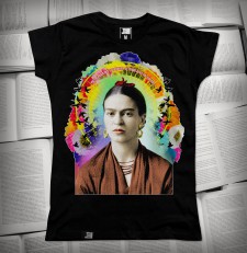 Frida Kahlo „Po co mi stopy, skoro mam skrzydła?” | Koszulka damska