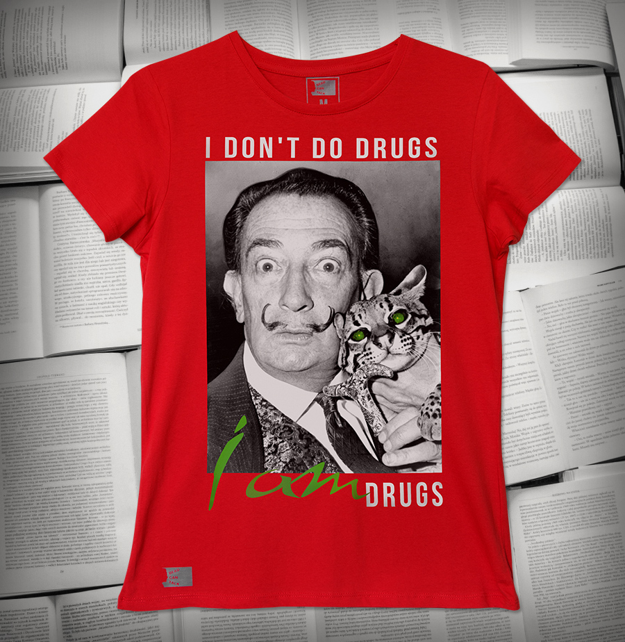 „I don't do drugs. I am drugs.” | Koszulka damska „fit”