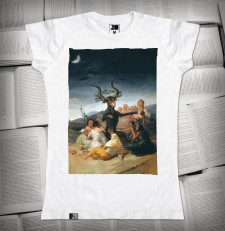 Francisco Goya „Sabat czarownic” lub „Wielki Kozioł” (El Aquelarre o El gran cabrón) | Koszulka damska