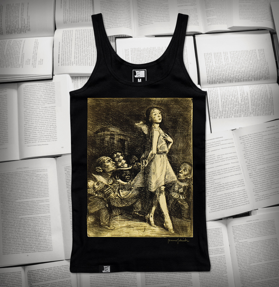 „Infantka i jej karły” (Bruno Schulz) | Tank-top damski