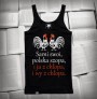 „Sami swoi, polska szopa, i ja z chłopa, i wy z chłopa” Stanisław Wyspiański | Tank-top damski