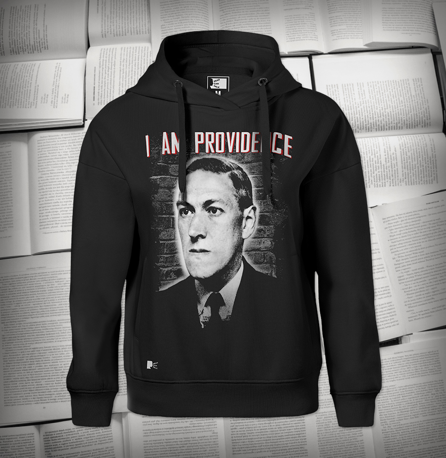 „I am Providence” H.P. Lovecraft | Bluza damska z kapturem