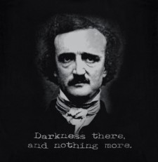 „Darkness there, and nothing more.” - E. A. Poe | Tank-top damski