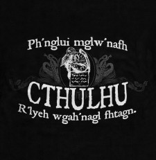 Ph’nglui mglw’nafh Cthulhu R’lyeh wgah’nagl fhtagn. H.P. Lovecraft | Tank-top damski
